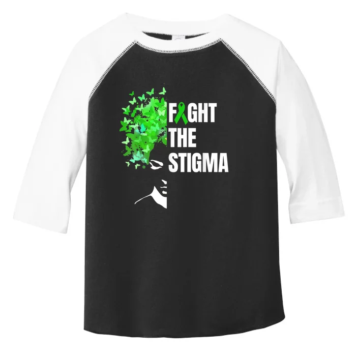 Fight The Stigma | Mental Health Awareness Month Green Toddler Fine Jersey T-Shirt