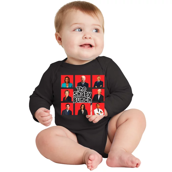 Funny The Shady Bunch Baby Long Sleeve Bodysuit