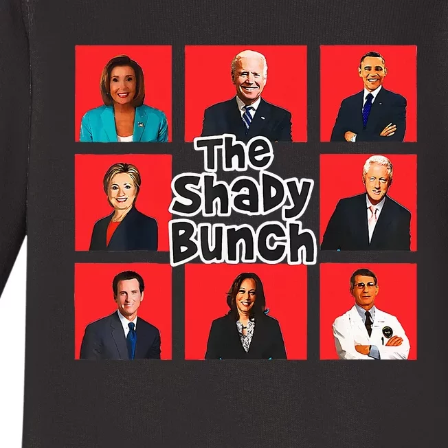 Funny The Shady Bunch Baby Long Sleeve Bodysuit