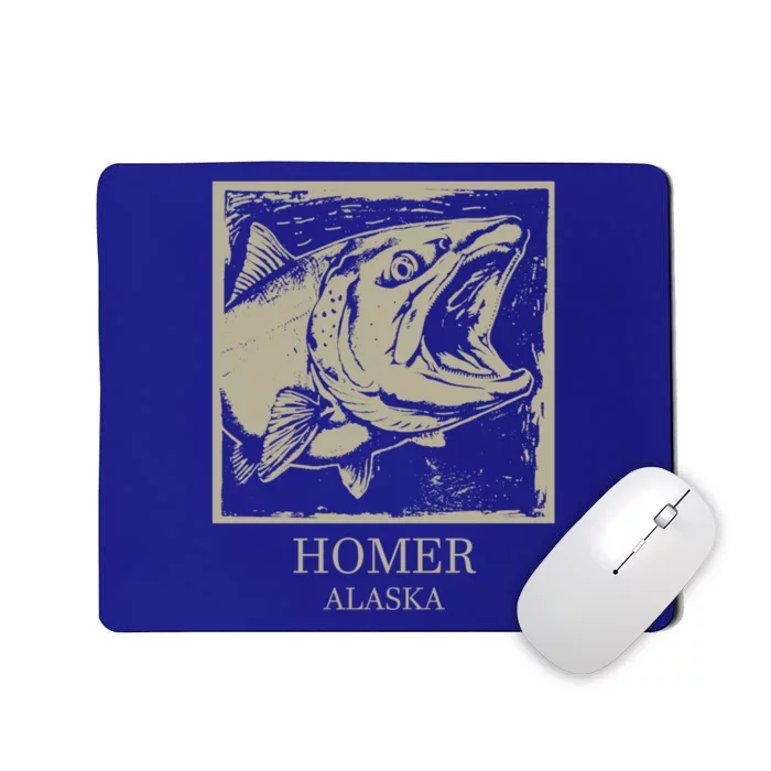 Fishing Town Souvenir Homer Alaska Cute Gift Mousepad