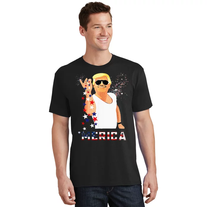 Funny Trump Salt Merica Freedom 4th Of July Gifts T-Shirt