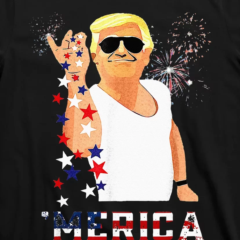 Funny Trump Salt Merica Freedom 4th Of July Gifts T-Shirt