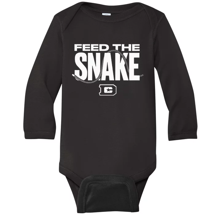 Feed The Snake Dc Defenders Baby Long Sleeve Bodysuit