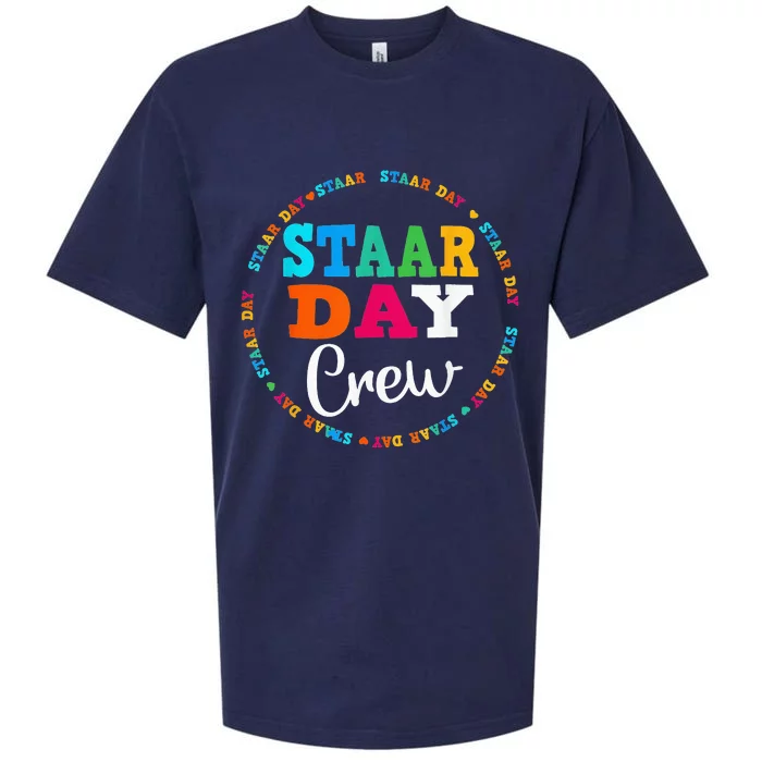 Funny Test STAAR Day Crew Mode On Teacher Testing Ideas Sueded Cloud Jersey T-Shirt