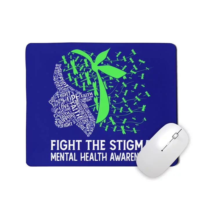 Fight The Stigma Tal Health Awareness Gift Mousepad