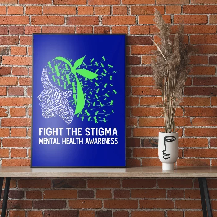 Fight The Stigma Tal Health Awareness Gift Poster