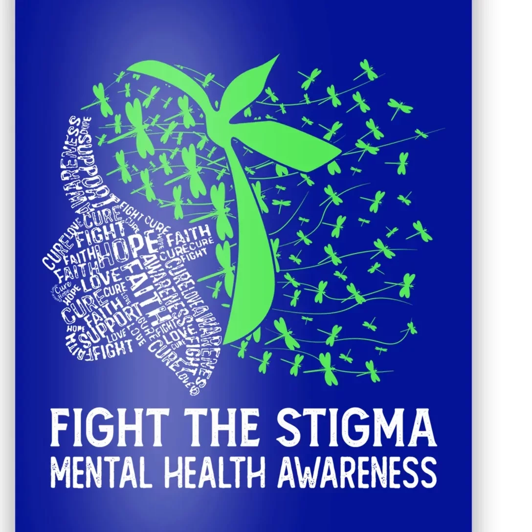 Fight The Stigma Tal Health Awareness Gift Poster