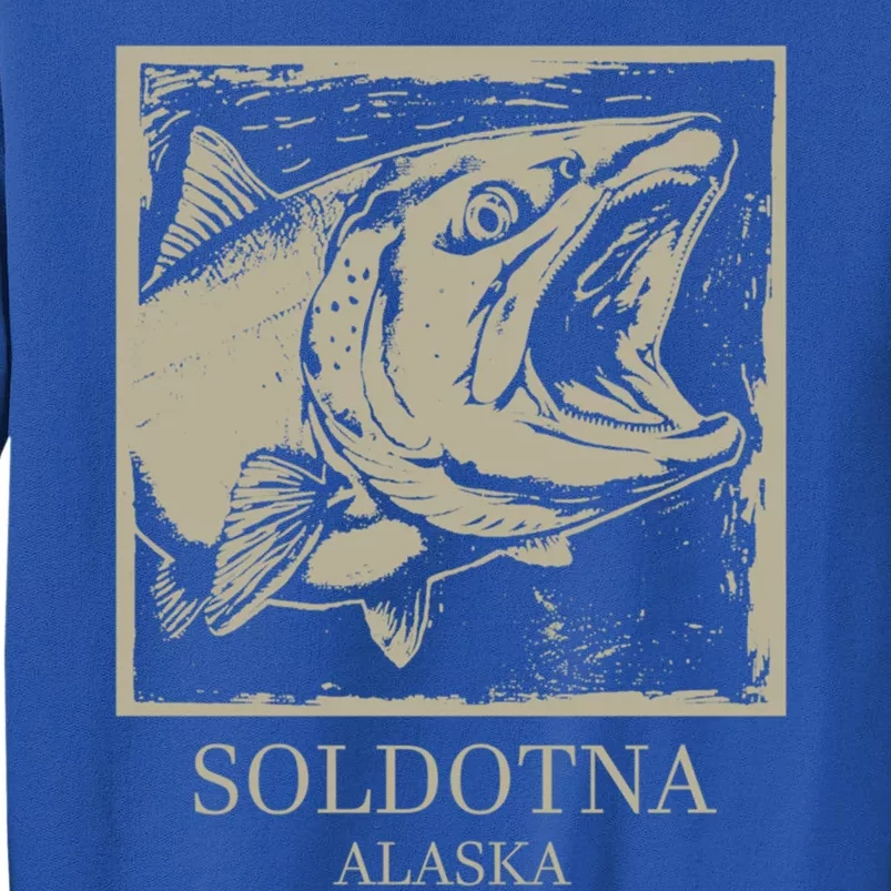 Fishing Town Souvenir Soldotna Alaska Gift Tall Sweatshirt