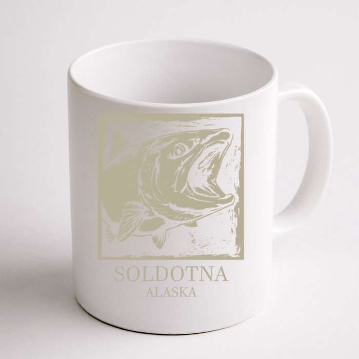 Fishing Town Souvenir Soldotna Alaska Gift Front & Back Coffee Mug