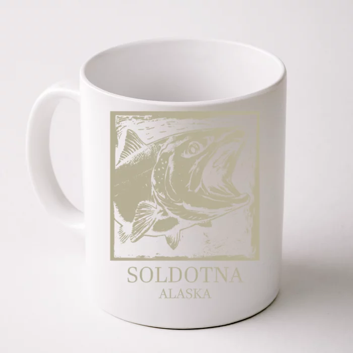 Fishing Town Souvenir Soldotna Alaska Gift Front & Back Coffee Mug