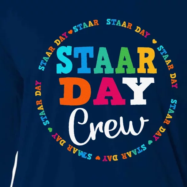 Funny Test Staar Day Crew Mode On Teacher Testing Ideas Cooling Performance Long Sleeve Crew