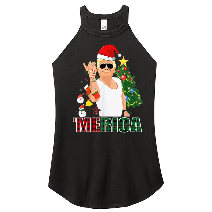 Funny Trump Salt President Trump Trump Christmas Women’s Perfect Tri Rocker Tank