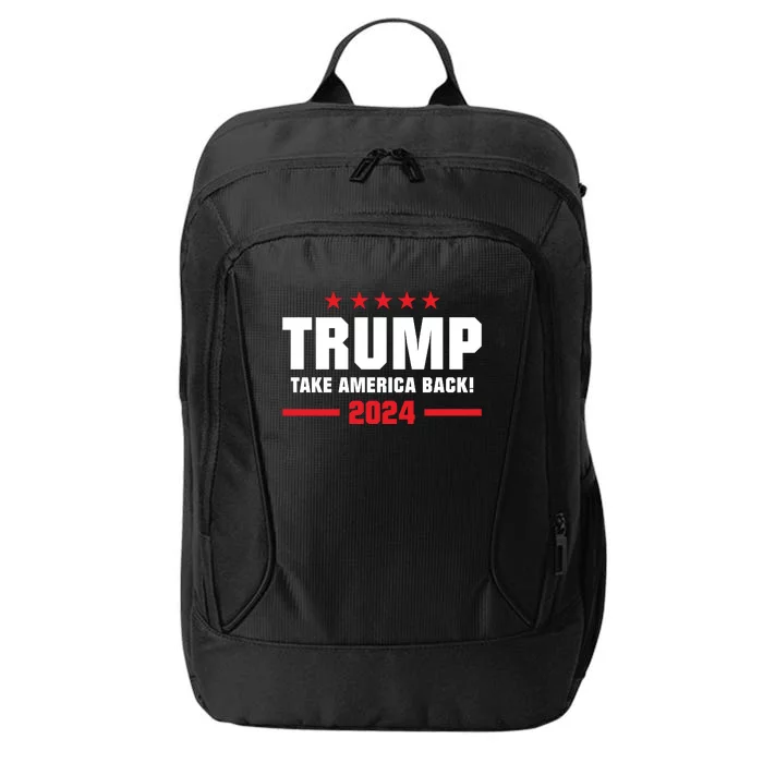 American President Donald Trump Supporters Take America Back City Backpack