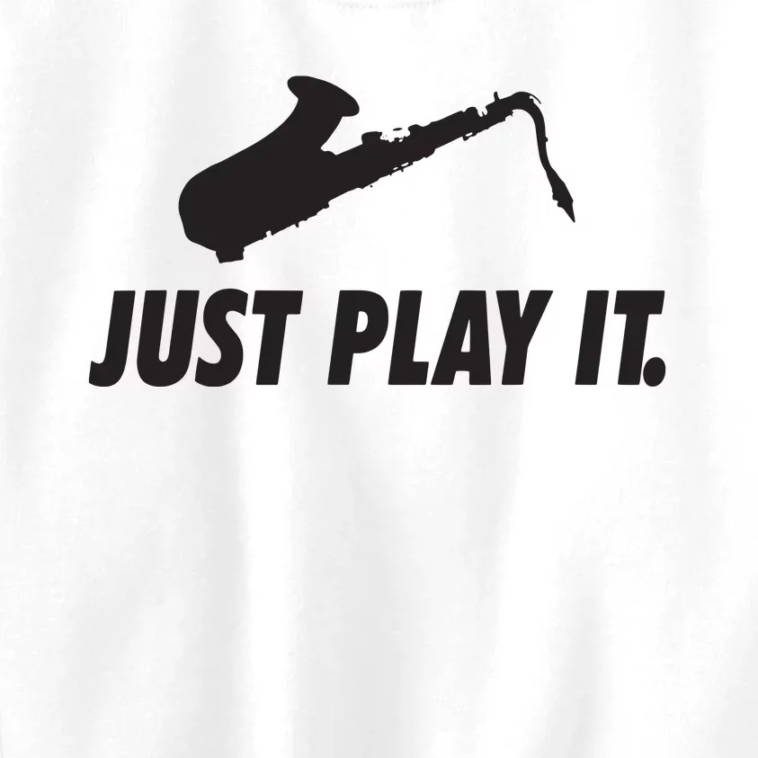 Fun Tenor Saxophone Player Play Sax Saxy Marching Band Gift Kids Sweatshirt