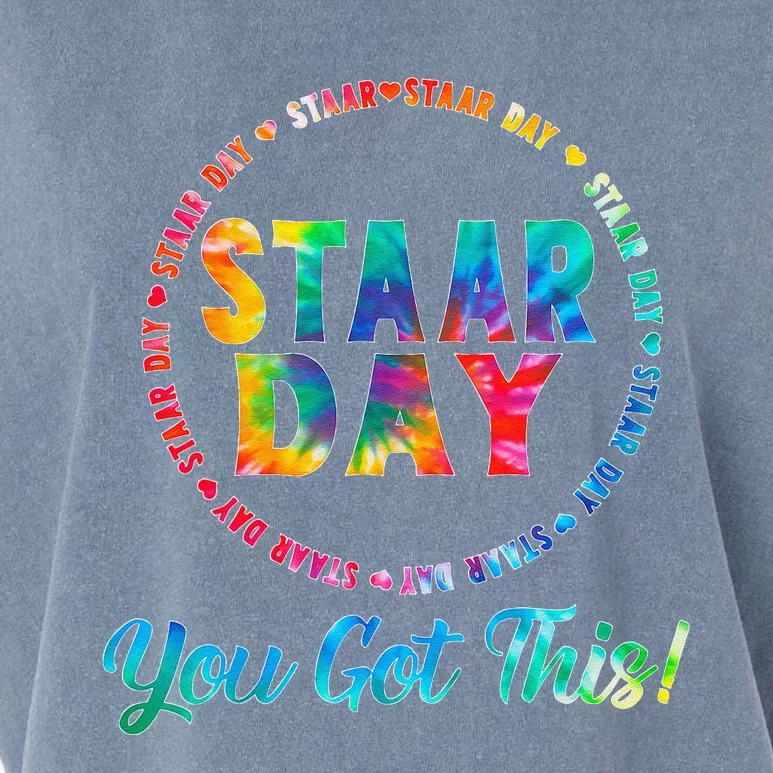 Funny Test Staar Day Mode On Teacher Testing Ideas School Garment-Dyed Women's Muscle Tee