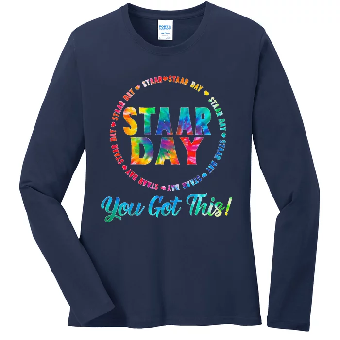 Funny Test Staar Day Mode On Teacher Testing Ideas School Ladies Long Sleeve Shirt