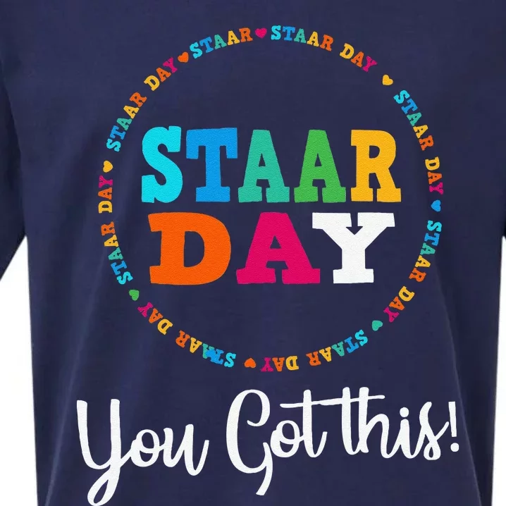 Funny Test Staar Day Mode On Teacher Testing Ideas School Sueded Cloud Jersey T-Shirt