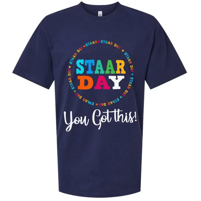 Funny Test Staar Day Mode On Teacher Testing Ideas School Sueded Cloud Jersey T-Shirt