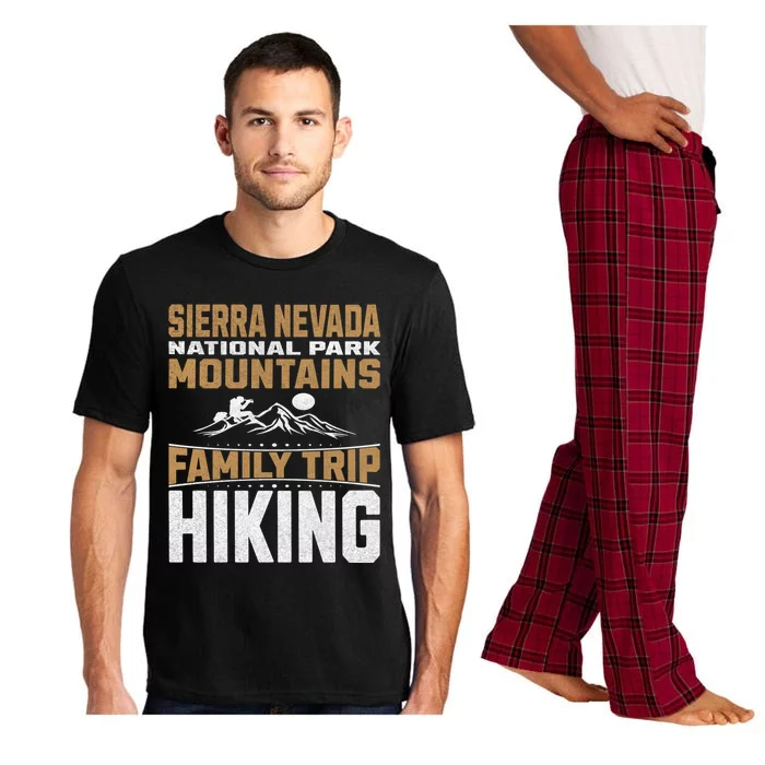 Family Trip Sierra Nevada National Park 2024 Mountain Hiking Great Gift Pajama Set