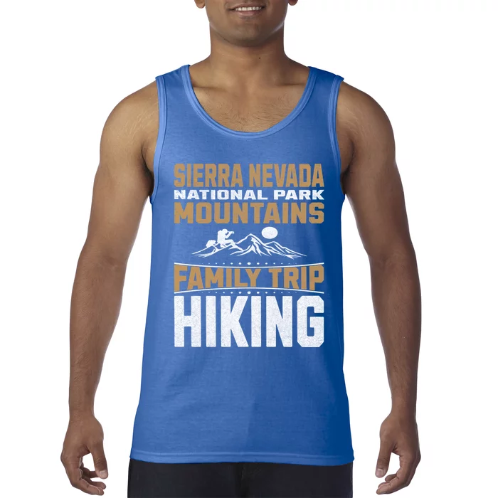 Family Trip Sierra Nevada National Park 2024 Mountain Hiking Great Gift Tank Top