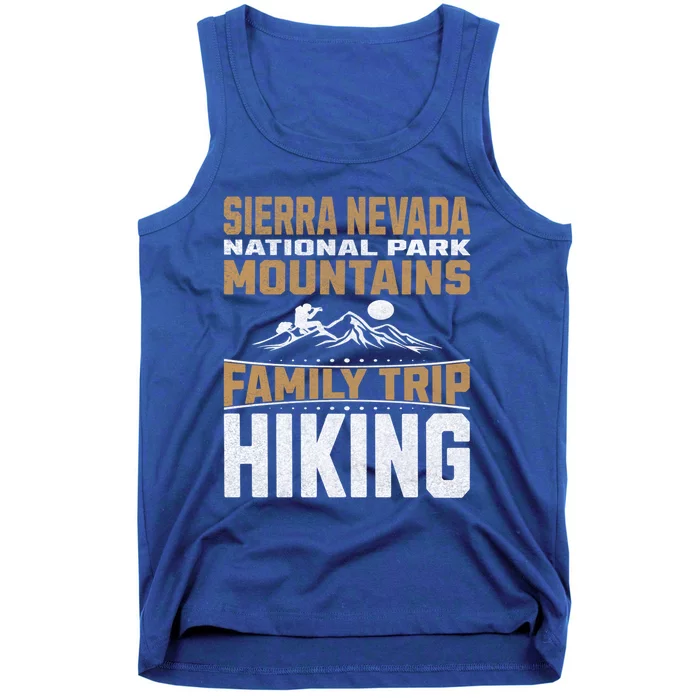 Family Trip Sierra Nevada National Park 2024 Mountain Hiking Great Gift Tank Top