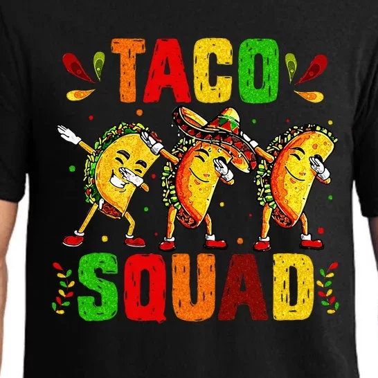 Funny Taco Squad Cute Mexican Food Lover Gift Pajama Set