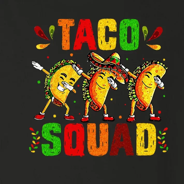 Funny Taco Squad Cute Mexican Food Lover Gift Toddler Long Sleeve Shirt