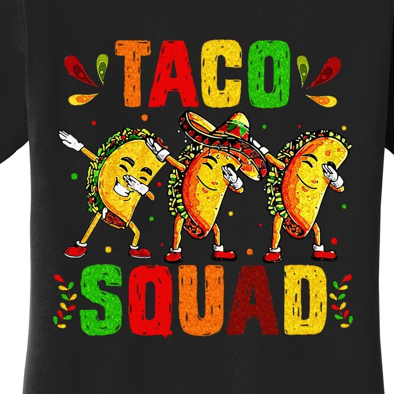 Funny Taco Squad Cute Mexican Food Lover Gift Women's T-Shirt