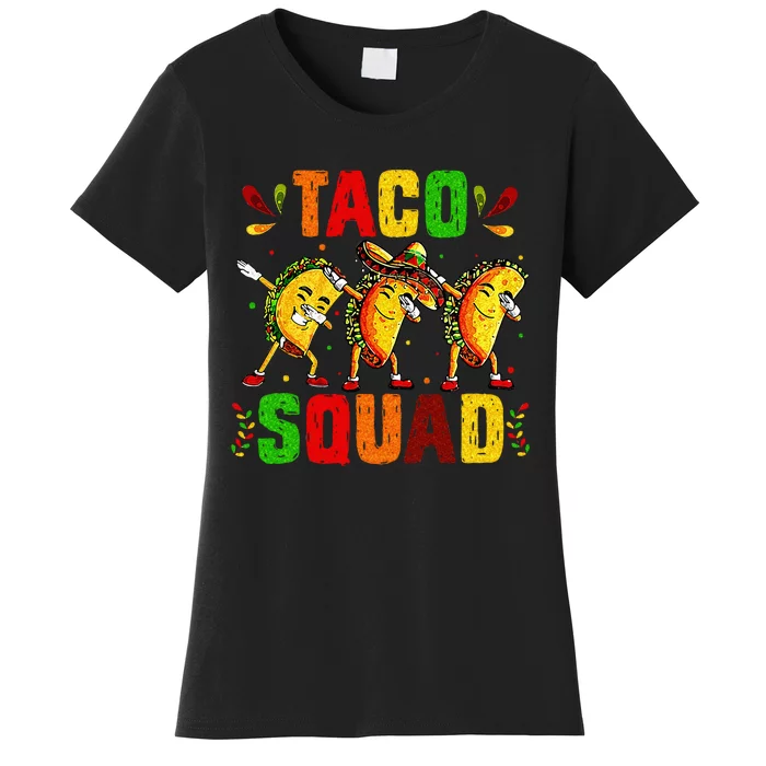 Funny Taco Squad Cute Mexican Food Lover Gift Women's T-Shirt