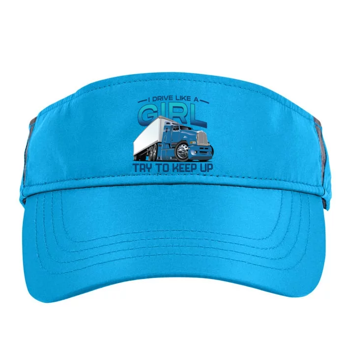 Funny Trucker Semi Big Rig Truck Drivers Cool Gift Adult Drive Performance Visor