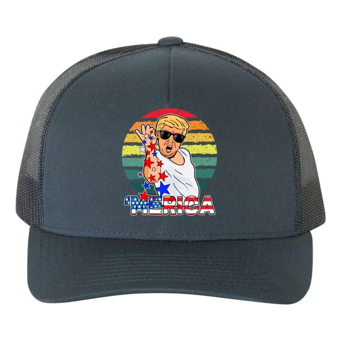 Funny Trump Salt Merica Freedom 4th Of July Gift Yupoong Adult 5-Panel Trucker Hat