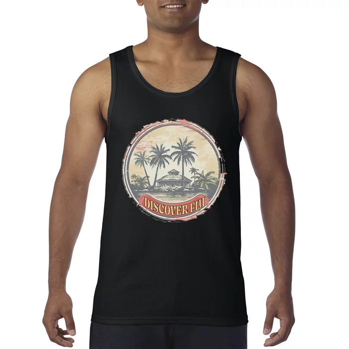 Fiji travel surf Fijian Polynesian Pride Vintage Tank Top