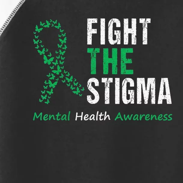 Fight The Stigma Mental Health Awareness Toddler Fine Jersey T-Shirt