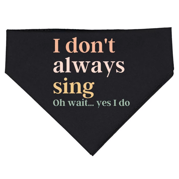 Funny Theatre Singer Music Lover USA-Made Doggie Bandana