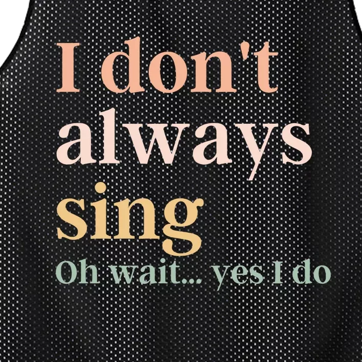 Funny Theatre Singer Music Lover Mesh Reversible Basketball Jersey Tank