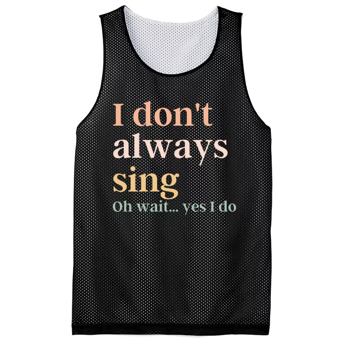 Funny Theatre Singer Music Lover Mesh Reversible Basketball Jersey Tank