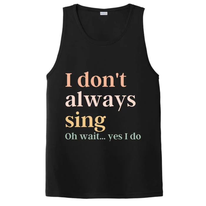 Funny Theatre Singer Music Lover Performance Tank