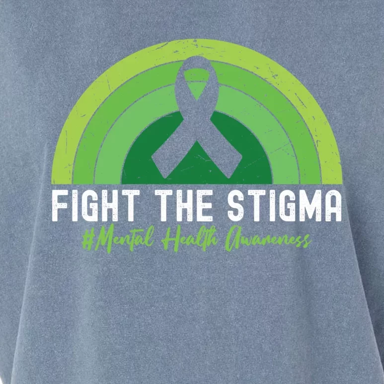 Fight The Stigma Raise Awareness Of Tal Health Gift Garment-Dyed Women's Muscle Tee