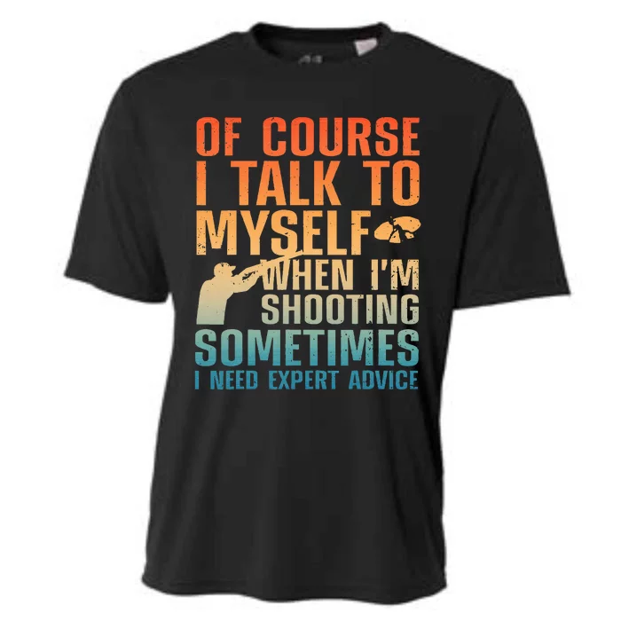 Funny Trap Shooting For Clay Skeet Trap Shooting Cooling Performance Crew T-Shirt