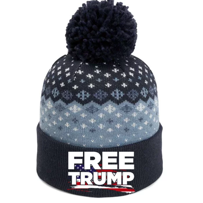 Free Trump Supporters Pro Trump Republican The Baniff Cuffed Pom Beanie