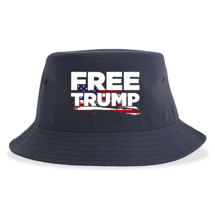 Free Trump Supporters Pro Trump Republican Sustainable Bucket Hat