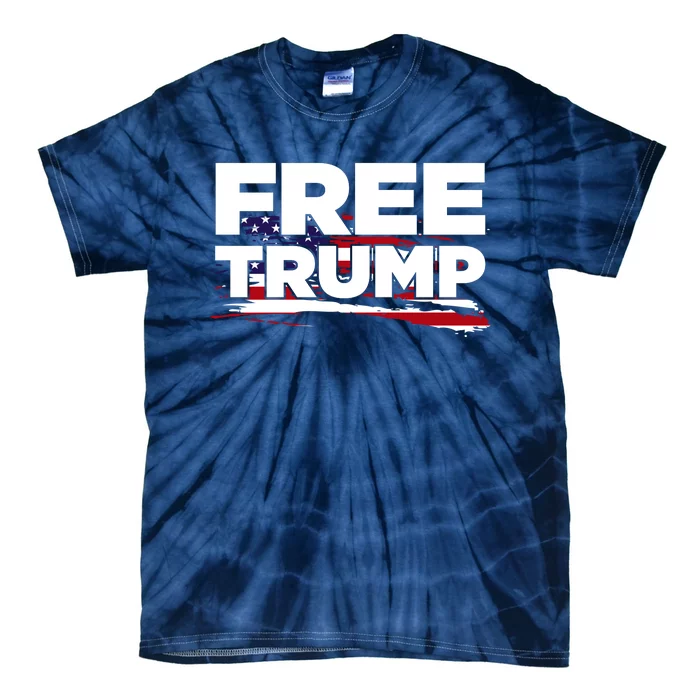 Free Trump Supporters Pro Trump Republican Tie-Dye T-Shirt