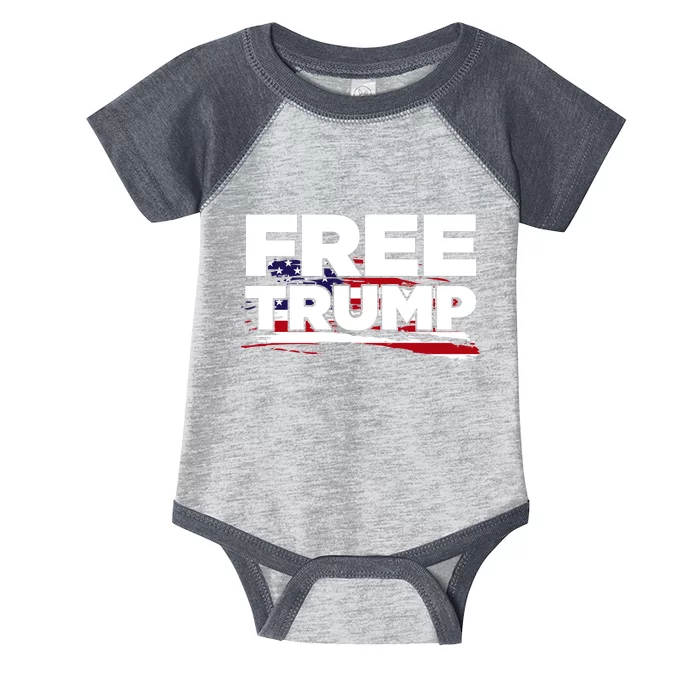 Free Trump Supporters Pro Trump Republican Infant Baby Jersey Bodysuit