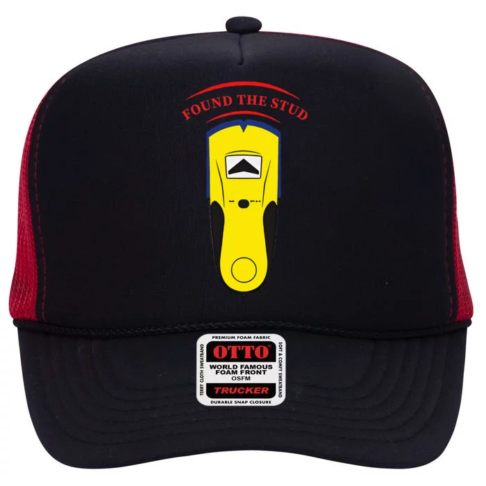 Found The Stud Funny High Crown Mesh Trucker Hat