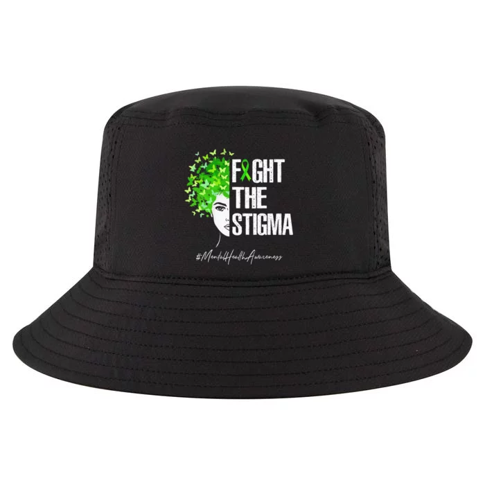 Fight The Stigma Mental Health Awareness Gift Cool Comfort Performance Bucket Hat