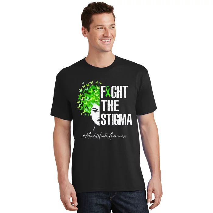 Fight The Stigma Mental Health Awareness Gift T-Shirt