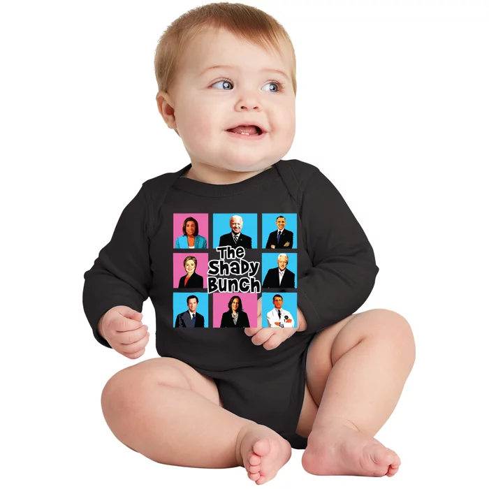 Funny The Shady Bunch 2024 Baby Long Sleeve Bodysuit