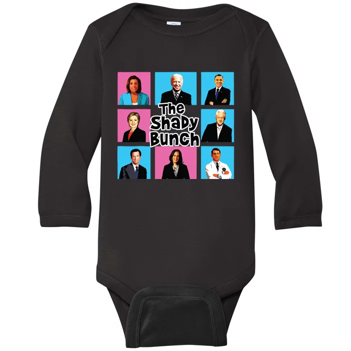 Funny The Shady Bunch 2024 Baby Long Sleeve Bodysuit