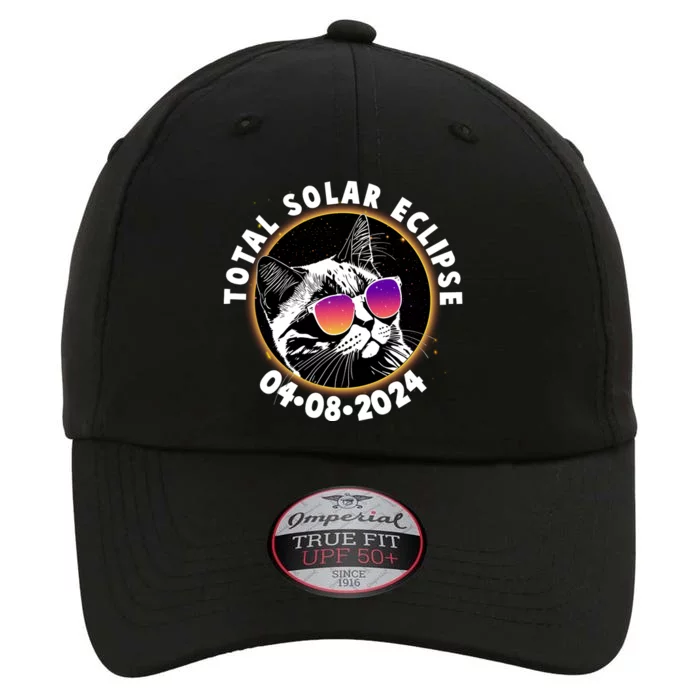 Funny Total Solar Eclipse April 8 2024 Sunglasses Cat The Original Performance Cap