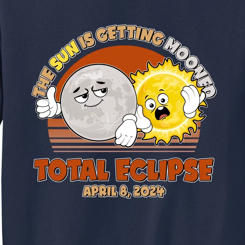 Funny Total Solar Eclipse The Sun Is Getting Mooned April 8 2024 Sweatshirt